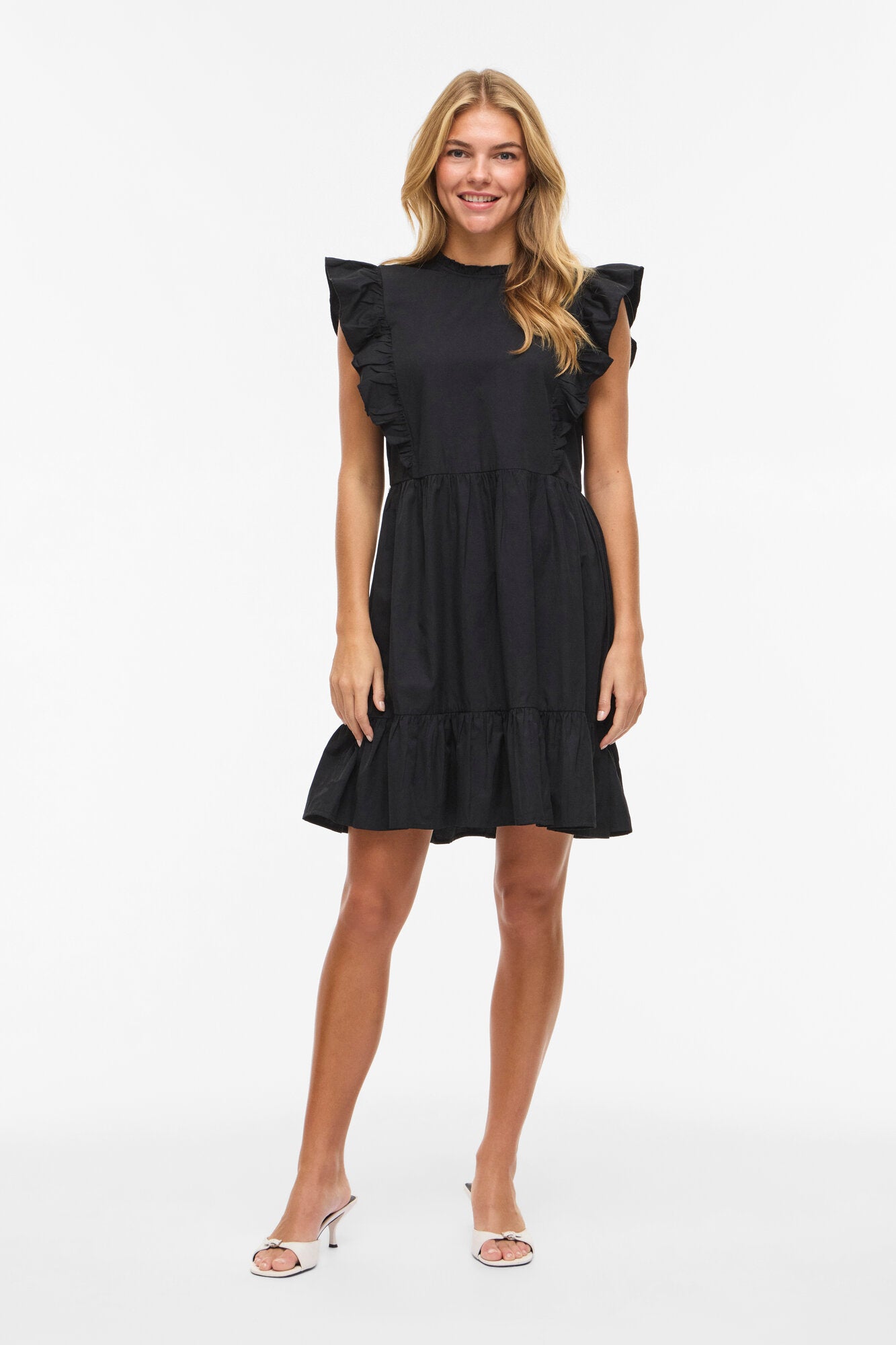Virufella Frill kjole - Black Beauty